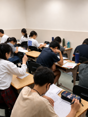 桂カレッジの指導の様子