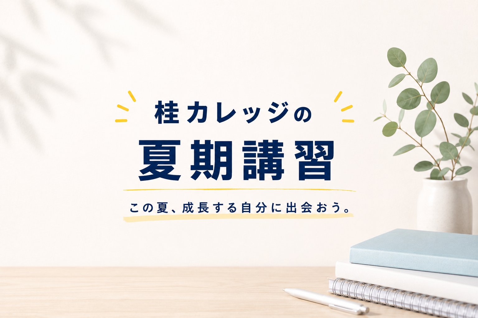 桂カレッジの夏期講習